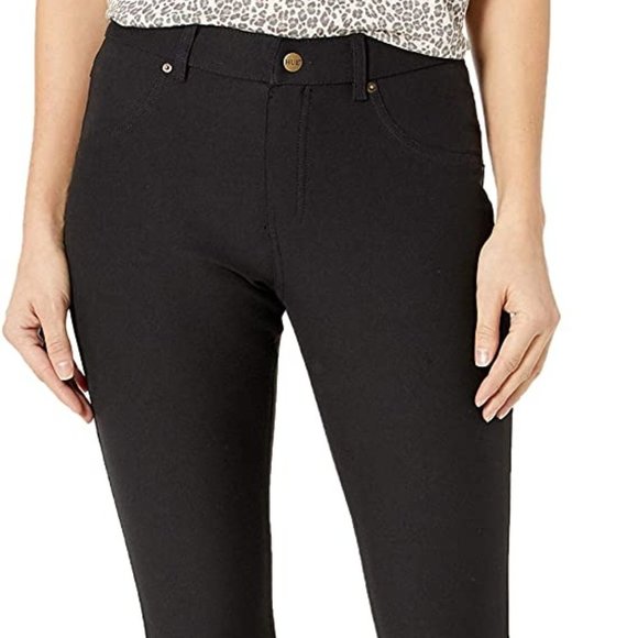HUE U16924 Essential Denim Leggings  Black - Picture 1 of 4